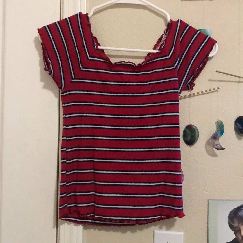 Red and Blue Girls top